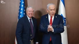 Israeli PM Netanyahu meets US Senator Graham in Jerusalem