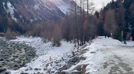 Switzerland: Glaciologist warns melting of Morteratsch Glacier in Switzerland