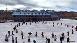 China: Ice-snow events ignite winter tourism fever in northwest China's Gansu