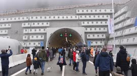 Visnove Tunnel opens after 27 years with Christmas fair in Slovakia