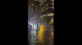 Waymo robotaxi stuck near Golden Gate University, San Francisco, USA