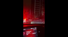 Waymo robotaxis stall during citywide blackout on Polk Street, San Francisco, USA