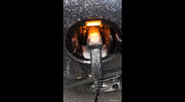 EV charging connector freezes in cold weather in Shanxi, China