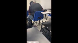 Classroom prank startles student in Matamoros, Mexico