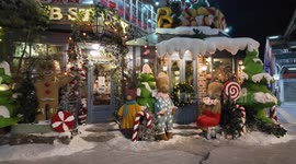 Christmas in Thailand: B-Story Restaurant's Stunning Seasonal Decorations.