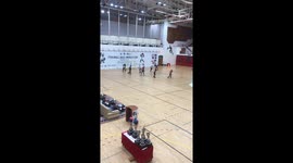 A thrilling roll ball world cup match between kenya and sri lanka