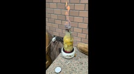 Heated fruit wine bottle explodes in Guangdong, China