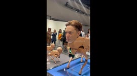 Artist Beeple's 'Regular Animals' at Art Basel