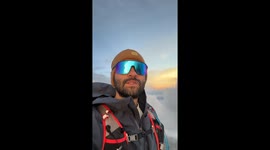 Volcan De Fuego Summit on a Clear Day