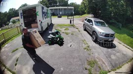 Dog Scares FedEx Driver
