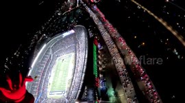 US: Army Paratrooper Drops In From Above To Open Bears Packers Clash