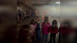 US: Dancing Santa Rolls Out Of Fire Truck To Delight HBF Families