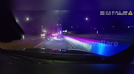 US: Heroic Oak Brook Officers Rescue Motorist From Burning Overturned Car