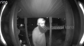 Ring Camera Captures Man Falling Into Home