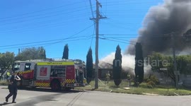 Explosion of LPG Tank and Blaze Consumes Residential Home in Western Sydney, Australia