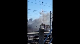 Japan: Car Bursts Into Flames After Hit by Train in Kyoto, Leaving Driver Dead 3