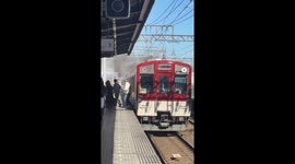 Japan: Car Bursts Into Flames After Hit by Train in Kyoto, Leaving Driver Dead 2