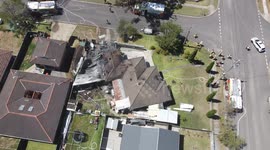 Explosion of LPG Tank and Blaze Consumes Residential Home in Western Sydney, Australia