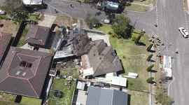 Explosion of LPG Tank and Blaze Consumes Residential Home in Western Sydney, Australia