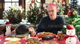 Man swaps eating turkey for Xmas dinner - for eating Xmas dinner with pet turkey
