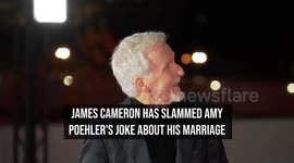 James Cameron slams Amy Poehler's joke about his marriage