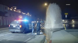 US, Los Angeles: Ventura Hydrant Hit-And-Run