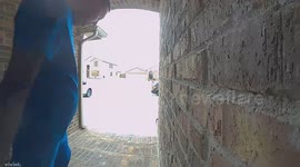 Man Falls on Black Ice Outside His Door