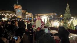 Armenia: Father Frost in Yerevan, Armenia
