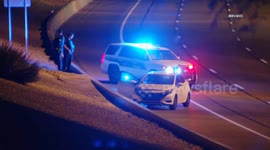 US, Phoenix: Phoenix Police Track Fleeing Suspect Into City Of Mesa