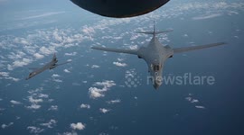 Brazil: B-1B Bombers Execute Precision Refueling Operations Over Southern Command