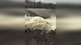 US: Flood Watch In Effect As Emergency Crews Rescue Family From Surging River In Gold Run