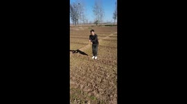 Failed backflip attempt in a farming field in Henan, China