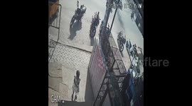 India: A major accident was narrowly  A child who was present at the scene escaped unharmed