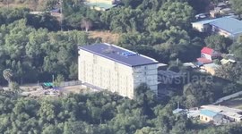 Drone  captures Thai army hitting 'scam centre used to store weapons' in Cambodia