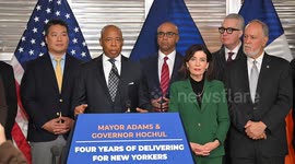 US: Gov. Kathy Hochul & Mayor Adams Joint Press Announcement