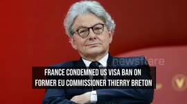 France Condemned US Visa Ban on Former EU Commissioner Thierry Breton