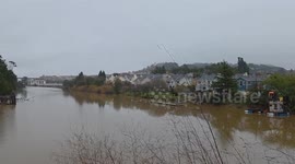 Severe flooding as atmospheric river drenches the area in California, USA