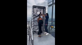 Leaning Off the Tallest Skyscraper in Bangkok