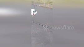 Argentina: Residential Street Becomes River After Sudden Storm Floods San Martin
