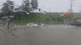 US: Atmospheric River Triggers Flash Flooding Across Southern California