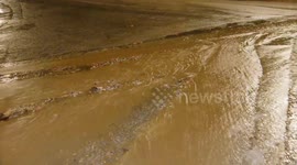 US, Los Angeles: Altadena Weather Concerns Over Mudslides in The Eaton Burn Area
