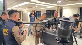 Four Burmese nationals arrested over drone flights over Thai airport