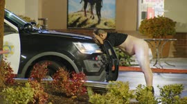 US, Los Angeles: Santa Clarita Naked Man Goes On Vandalism Spree Tosses Court Docs Everywhere Graphic Content