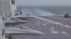 China: China's aircraft carrier Fujian verifies performance in first maritime live-force training