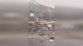 US: Severe Flooding And Debris Flows Overwhelm Wrightwood Area