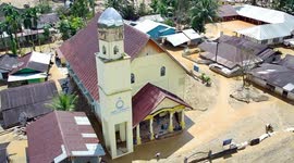 Indonesian Flood Survivors Celebrate Christmas