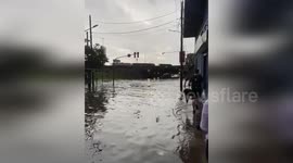 Argentina: Floodwaters Turn Panamericana Highway Into River Near Buenos Aires