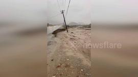 US: State Route 138 Shut Down In Both Directions As Flooding Hits Cajon Junction Area