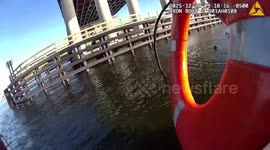 US: NYPD Harbor Unit Rescues Man From Frigid Waters Near Mill Basin Bridge