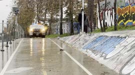 LA River at Frog Town, Glendale, California Powerful Holiday Storm 2025